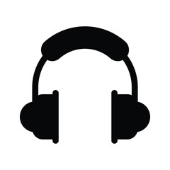 Headphone icon design, listening audio gadge