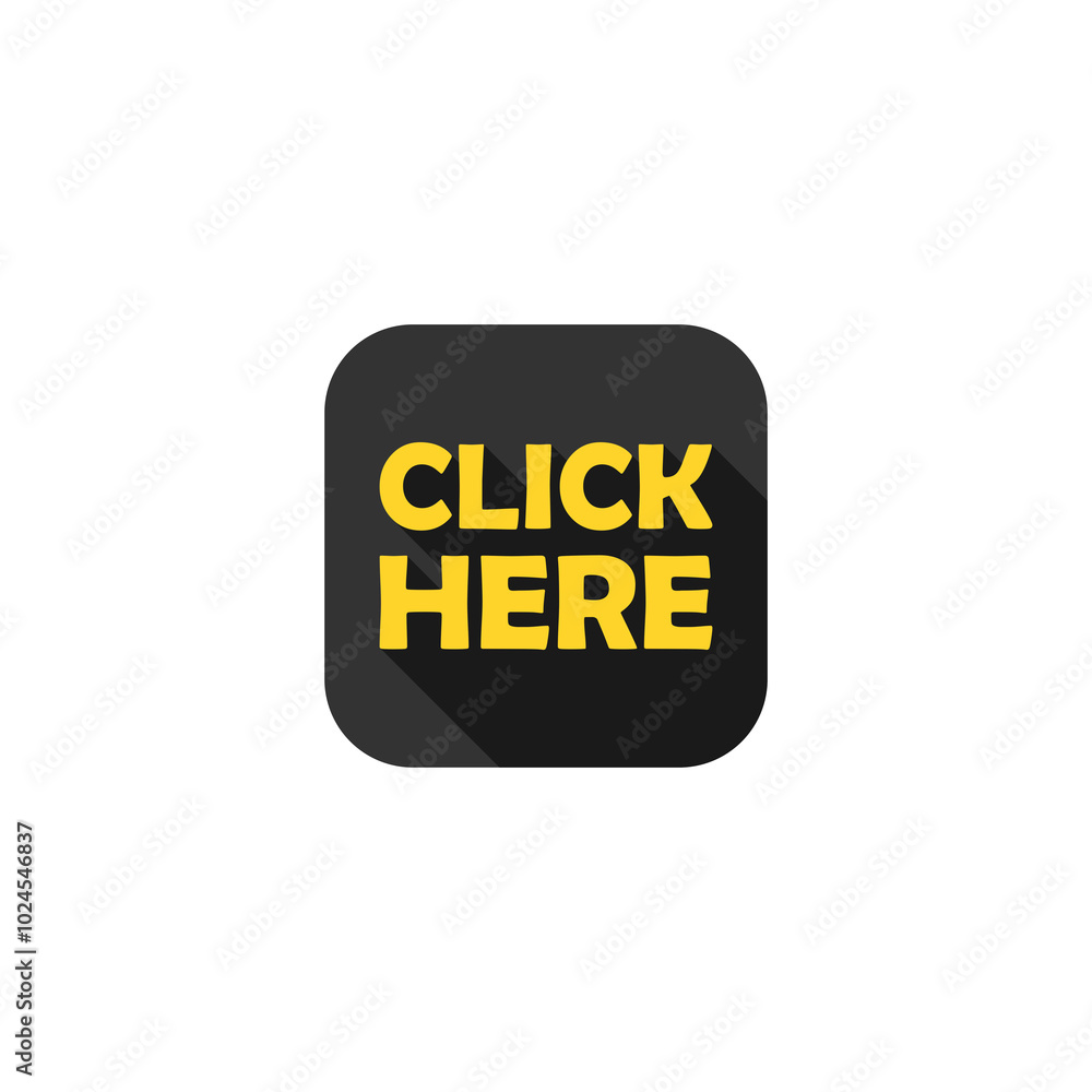 Poster click here for links to websites icon isolated on transparent background