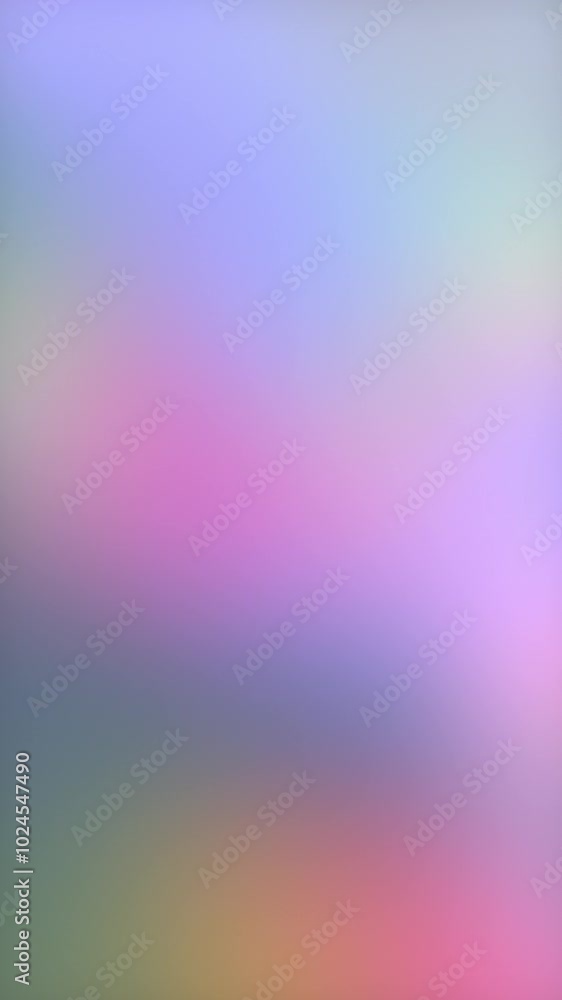 Poster holographic neon foil looping vertical animation. hologram abstract animation background. 3d renderi
