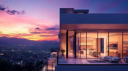 Dramatic Modern Exterior with Vertical Emphasis