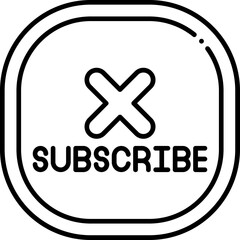 Unsubscribe Icon