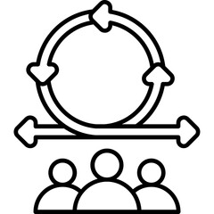 Agile Team Duplicate Icon