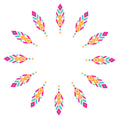 Abstract tribal pattern	
