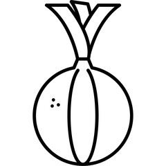 White Onion Icon