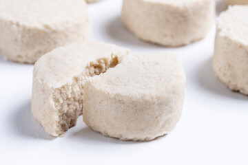 Christmas shortbread isolated on white background
