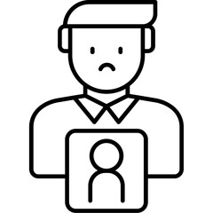 Obraz premium Bereavement Support Icon