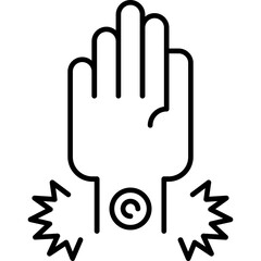 Wrist Injury Icon