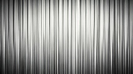Obraz premium Striped metal background overlay and texture with light grey curtain stripe