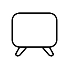 Naklejka premium television