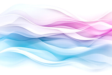 Obraz premium A blue and white wave with pink and purple streaks. The colors are vibrant and the wave appears to be flowing