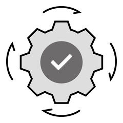 utonomy and Control Icon. Independence Decision Making Self Governance and Freedom Icon.