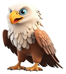Obraz premium PNG Vulture cartoon animal eagle.