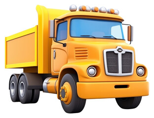 Naklejka premium PNG Truck vehicle car white background.