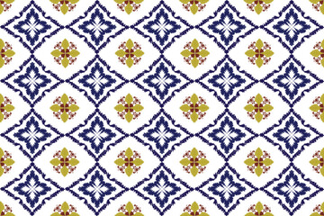 thai pattern seamless geometric black ground 