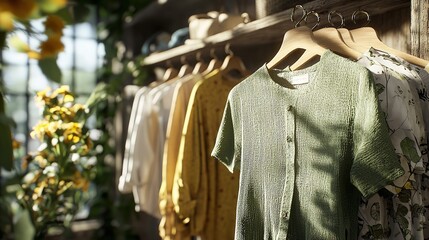 Ethical clothing options in slow fashion, promoting fair labor practices and sustainable materials