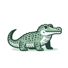 Obraz premium Crocodile or alligator isolated vector illustration 