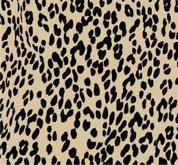 Animal print textile texture. Leopard fur background