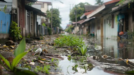 Naklejka premium nice landscape theme for wallpaper