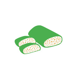 tempeh vector illustration