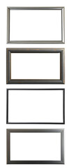 Fototapeta premium Set of Metal photo frames