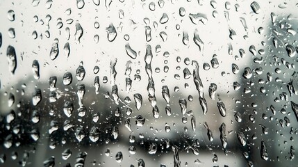 rain drops on the window