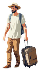 PNG Suitcase footwear luggage travel transparent background