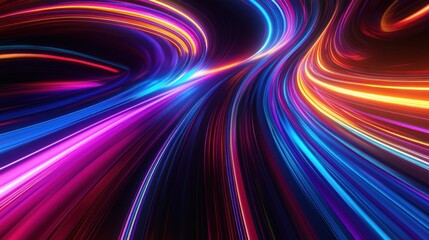 Abstract Light Trails