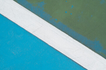 Blue and green tennis court background and texture.