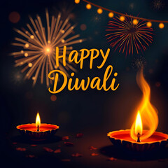joyfully celebrate Diwali in the streets, adorned in colorful attire, lighting sparklers and sharing sweets, embodying festive cheer.