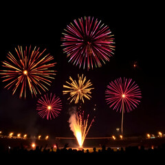 joyfully celebrate Diwali in the streets, adorned in colorful attire, lighting sparklers and sharing sweets, embodying festive cheer.