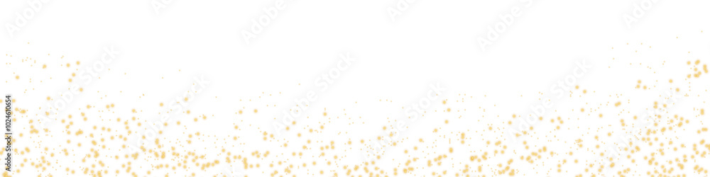 Poster glittering vector dust on a transparent background. gold sparkling lights. christmas holiday glow pa