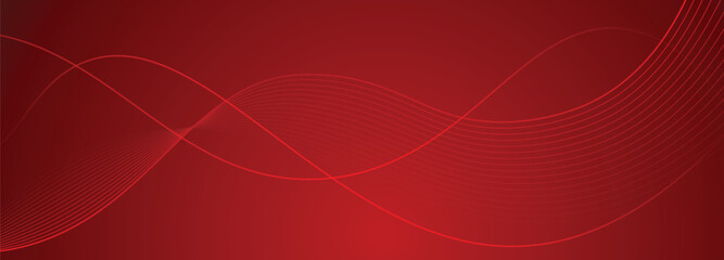 Abstract Background with Wavy Lines and Gradient Color palette