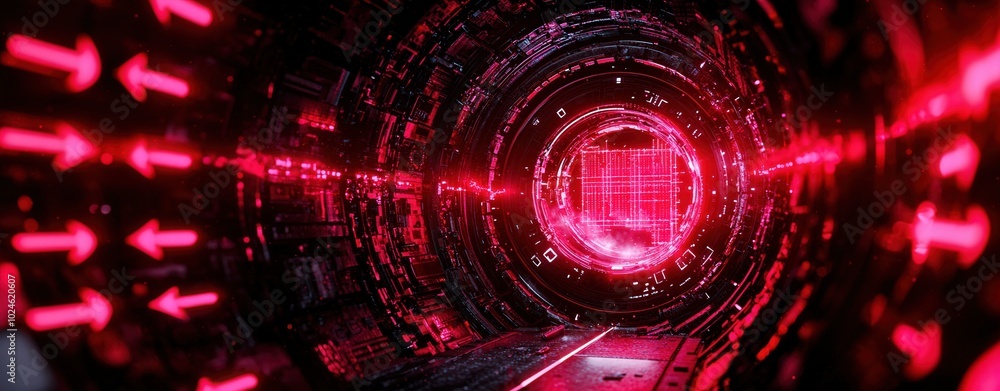 Poster encrypted digital vault with firewall security layers for cybersecurity design