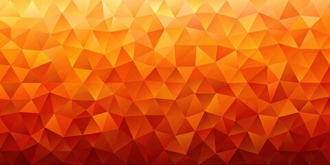 Obraz premium A vibrant abstract pattern with a geometric mosaic of warm orange and red tones, creating a dynamic and textured background.