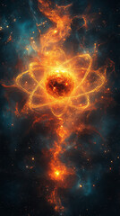 Cosmic Energy Swirl in Deep Space