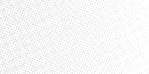 Dotted gradient halftone background. Horizontal seamless dots pattern in pop art style. Abstract modern stylish texture. Vector illustration.