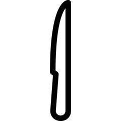 Simple vector icon knife