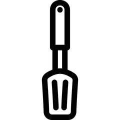 Simple vector icon kitchen spatula