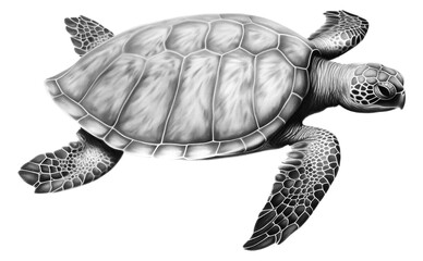 Fototapeta premium PNG Turtle reptile drawing animal.