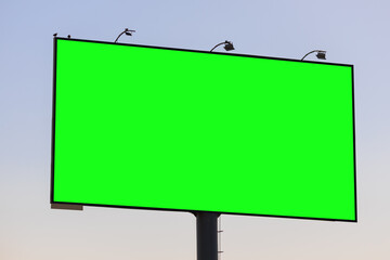 Background for design, billboards on city streets and along roads