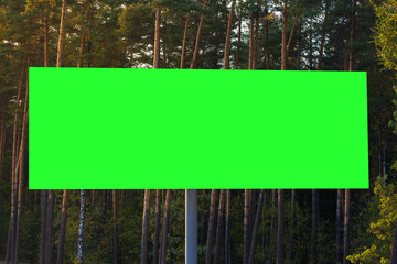 Background for design, billboards on city streets and along roads