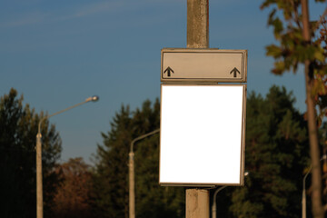 Background for design, billboards on city streets and along roads