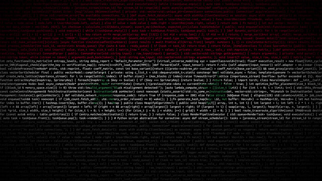 Binary code on flag of Syria. Program source code or Hacker concept on Syrian flag. Syria digital technology security, hacking or programming