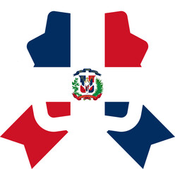 Dominican Republic flag on Certificate Icon