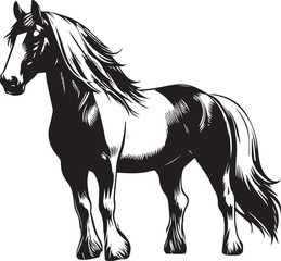 Cheval Canadian Vector