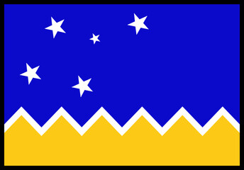 Chilean Antarctic Territory Flag rectangle Icon