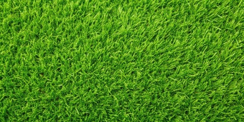 A Close-Up View of Lush Green Grass Blades, Creating a Vibrant and Natural Texture