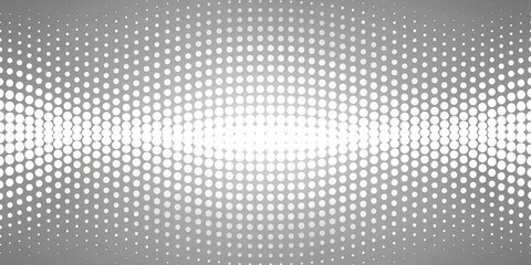 Abstract Gray and White Polka Dot Pattern With Gradient