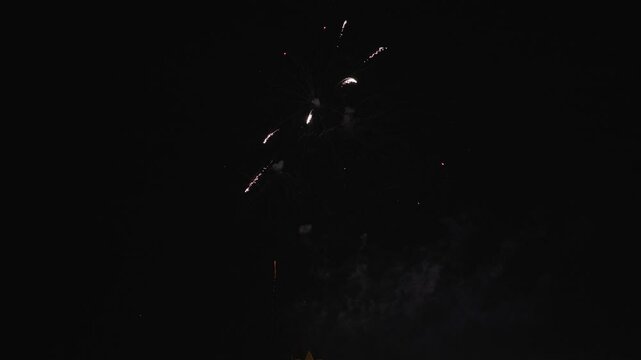 4k firework for new years eve background