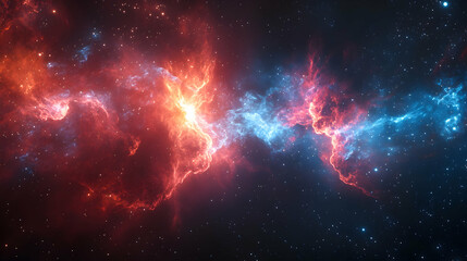 Fototapeta premium space nebula background